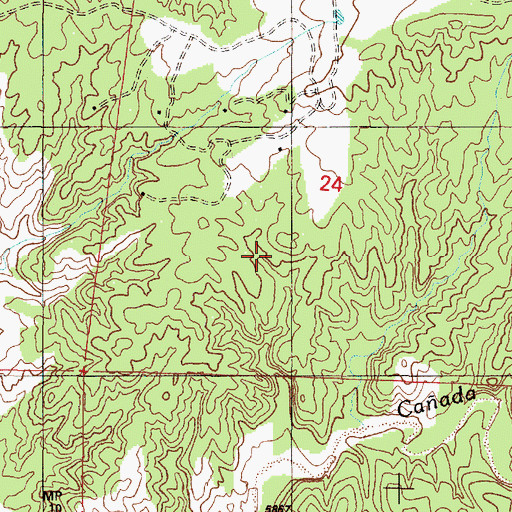 Topographic Map of RG-27923 Water Well, NM
