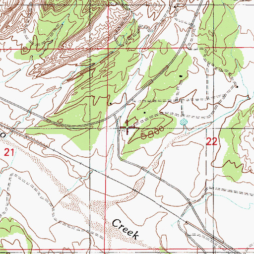 Topographic Map of RG-20177 Water Well, NM