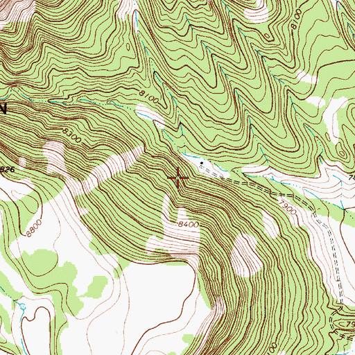 Topographic Map of Blatteman, NM