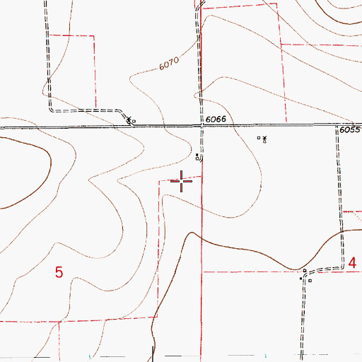 Topographic Map of Olson, NM