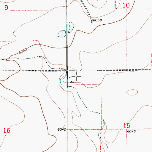 Topographic Map of McCarty, NM