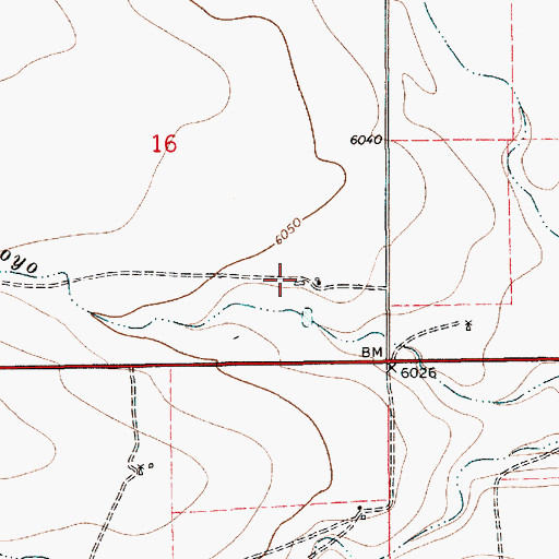 Topographic Map of McCarty, NM