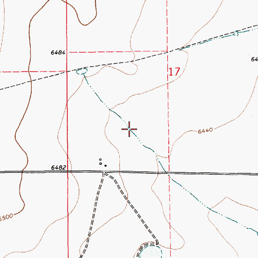Topographic Map of McConnell, NM