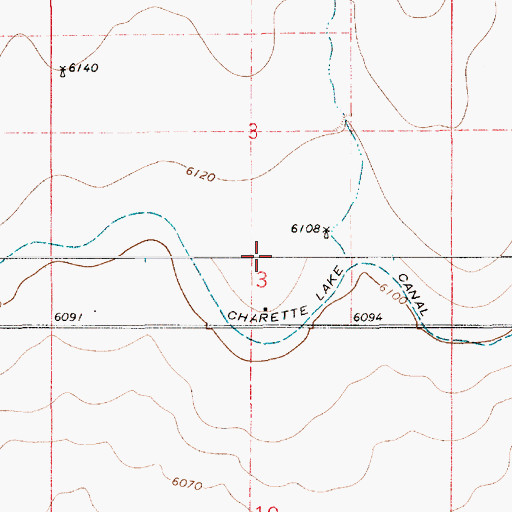 Topographic Map of Montoya, NM