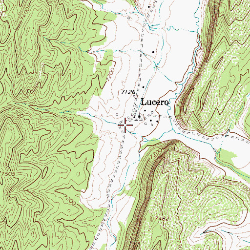 Topographic Map of Montoya, NM