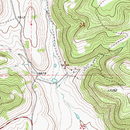 Topographic Map of Morrow, NM