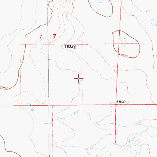 Topographic Map of Leierer, NM