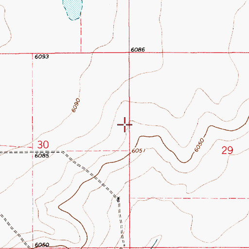 Topographic Map of Jones, NM