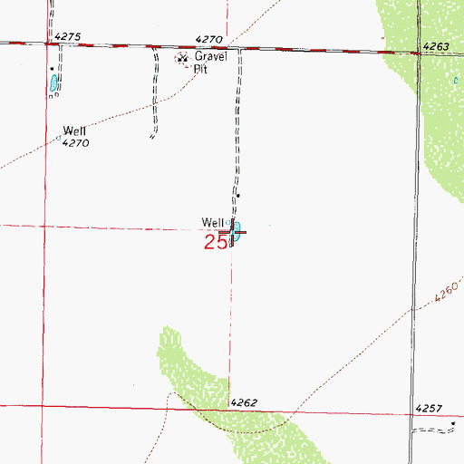 Topographic Map of 06026 Water Well, NM