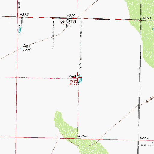 Topographic Map of 00482 Water Well, NM
