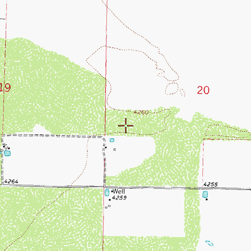 Topographic Map of 00357 Water Well, NM