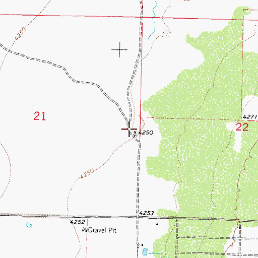 Topographic Map of 00475 Water Well, NM