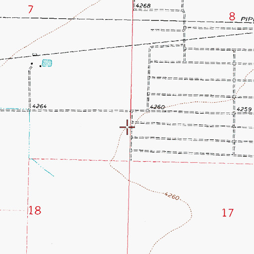 Topographic Map of 00351 Water Well, NM