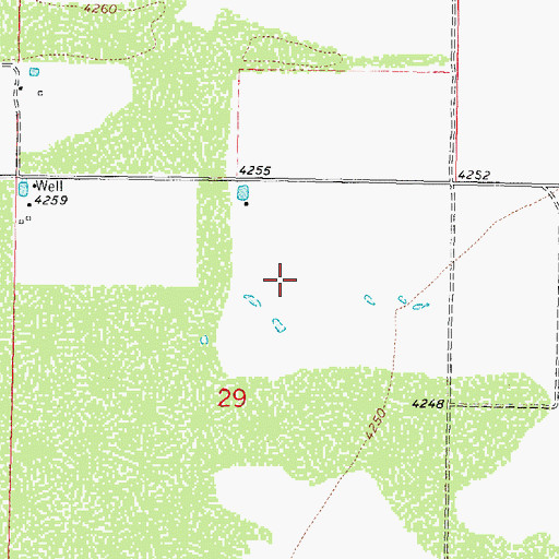 Topographic Map of 00370 Water Well, NM