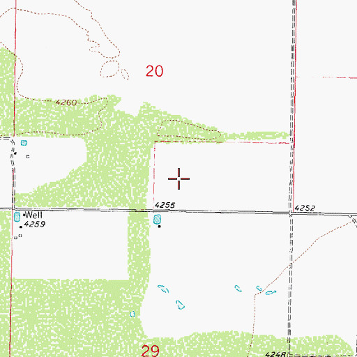 Topographic Map of 10155 Water Well, NM