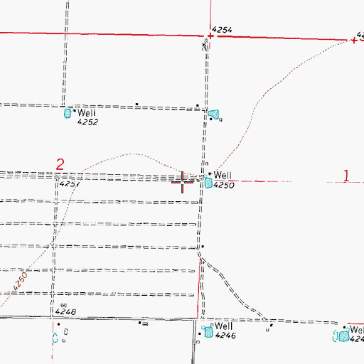 Topographic Map of 06024 Water Well, NM