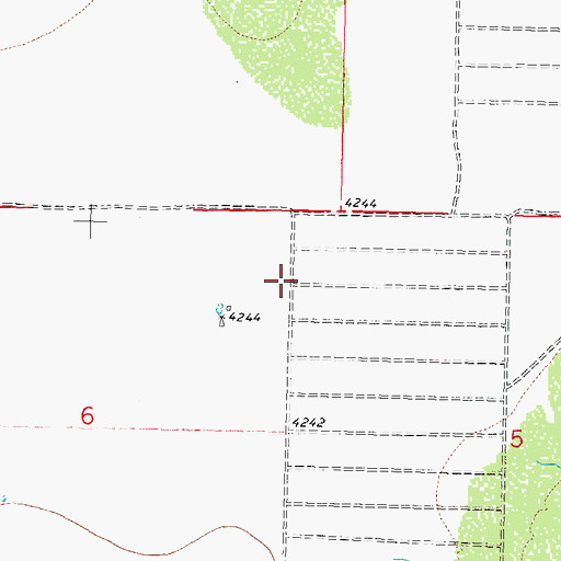 Topographic Map of 06128 Water Well, NM