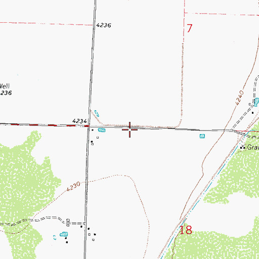 Topographic Map of 00657 Water Well, NM