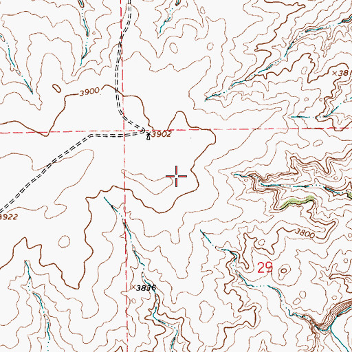 Topographic Map of 05528 Water Well, NM