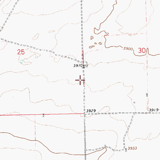 Topographic Map of 05415 Water Well, NM