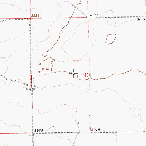 Topographic Map of 05434 Water Well, NM