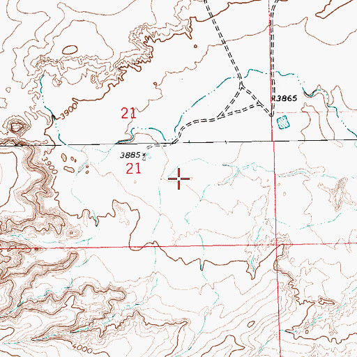 Topographic Map of 05414 Water Well, NM