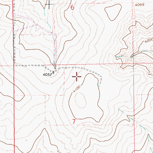 Topographic Map of 05569 Water Well, NM