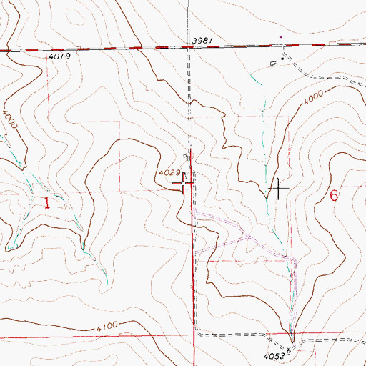 Topographic Map of 05534 Water Well, NM