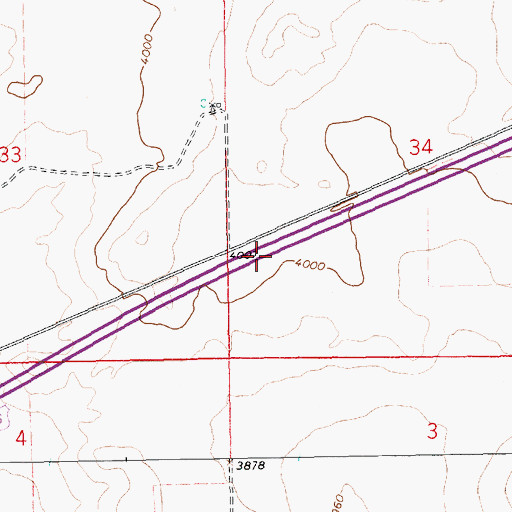 Topographic Map of 05561 Water Well, NM