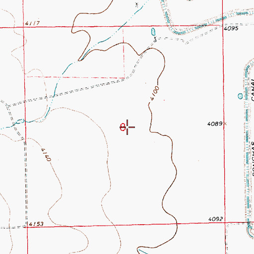 Topographic Map of 05136 Water Well, NM