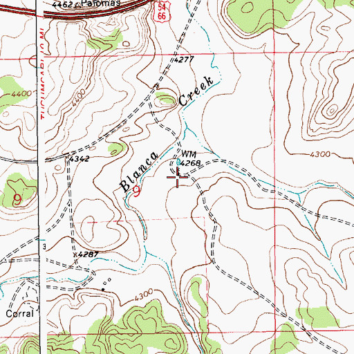 Topographic Map of 05090 Water Well, NM