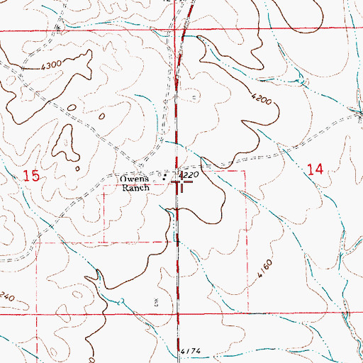 Topographic Map of 05114 Water Well, NM