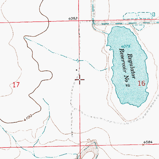 Topographic Map of 05141 Water Well, NM