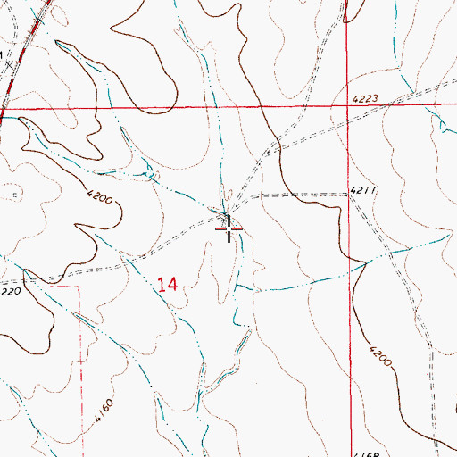 Topographic Map of 05113 Water Well, NM