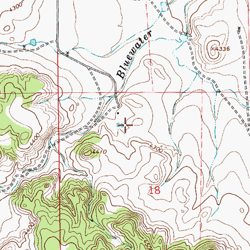 Topographic Map of 05118 Water Well, NM