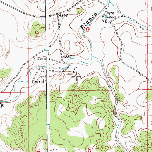 Topographic Map of 05091 Water Well, NM