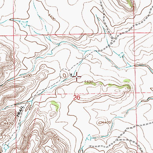 Topographic Map of 05099 Water Well, NM