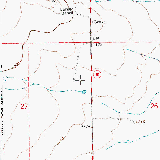 Topographic Map of 05122 Water Well, NM