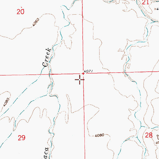 Topographic Map of 05151 Water Well, NM