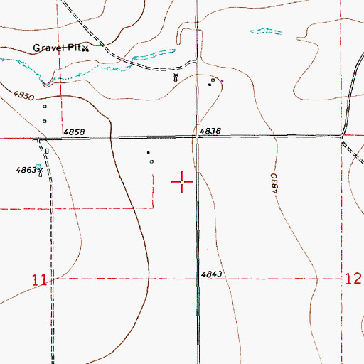 Topographic Map of 10322 Water Well, NM