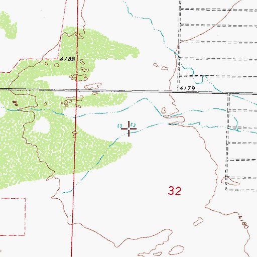 Topographic Map of 10056 Water Well, NM