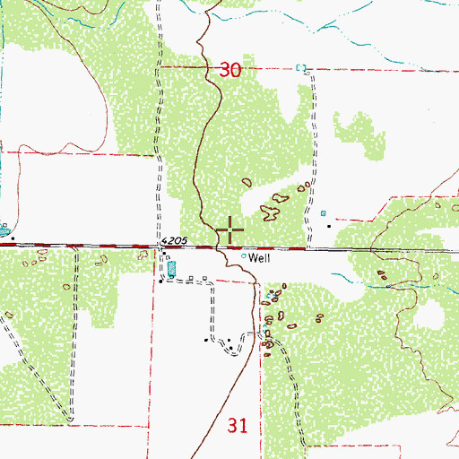 Topographic Map of 06077 Water Well, NM