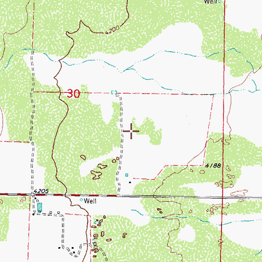 Topographic Map of 00015 Water Well, NM