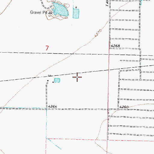 Topographic Map of 00342 Water Well, NM