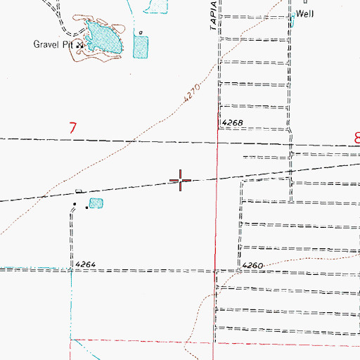 Topographic Map of 00341 Water Well, NM