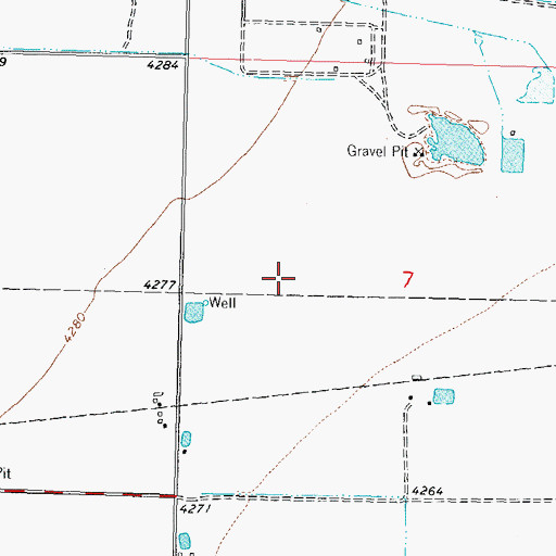 Topographic Map of 00339 Water Well, NM