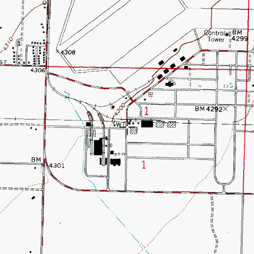 Topographic Map of 00373 Water Well, NM