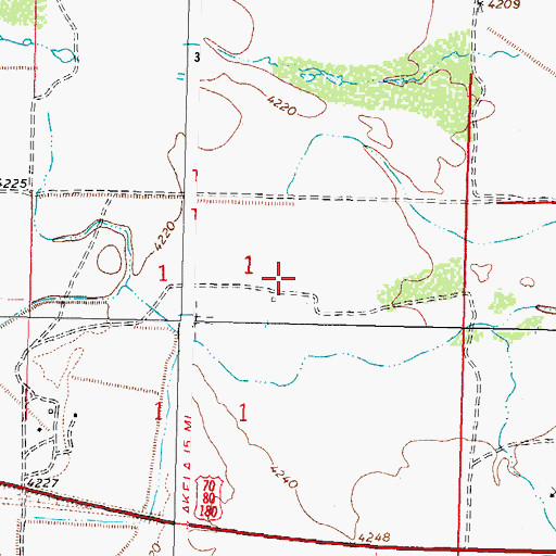 Topographic Map of 01376 Water Well, NM