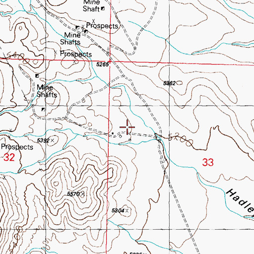 Topographic Map of 01514 Water Well, NM