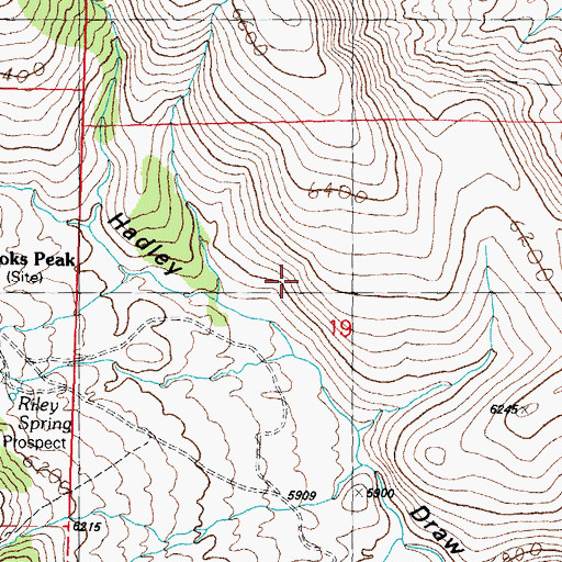 Topographic Map of 01512 Water Well, NM